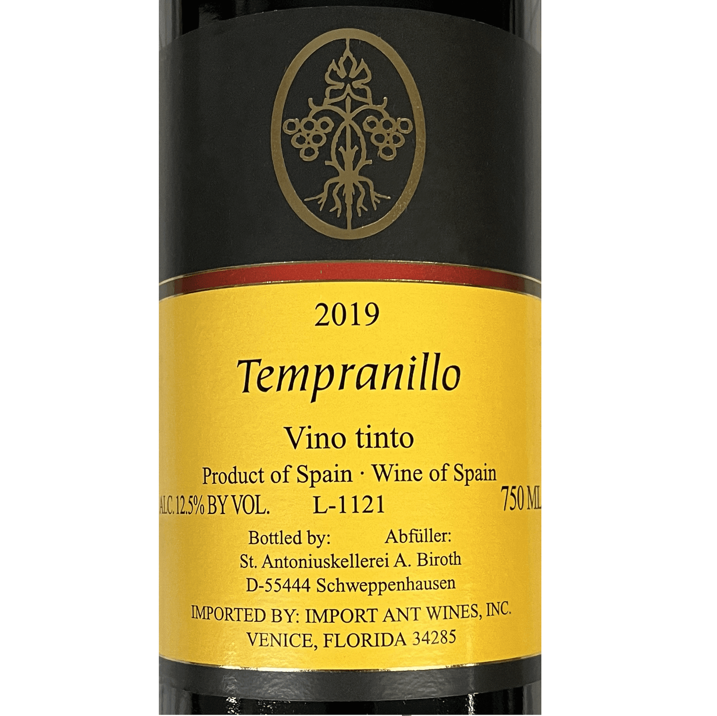 2019 Tempranillo Vino Tinto Blend