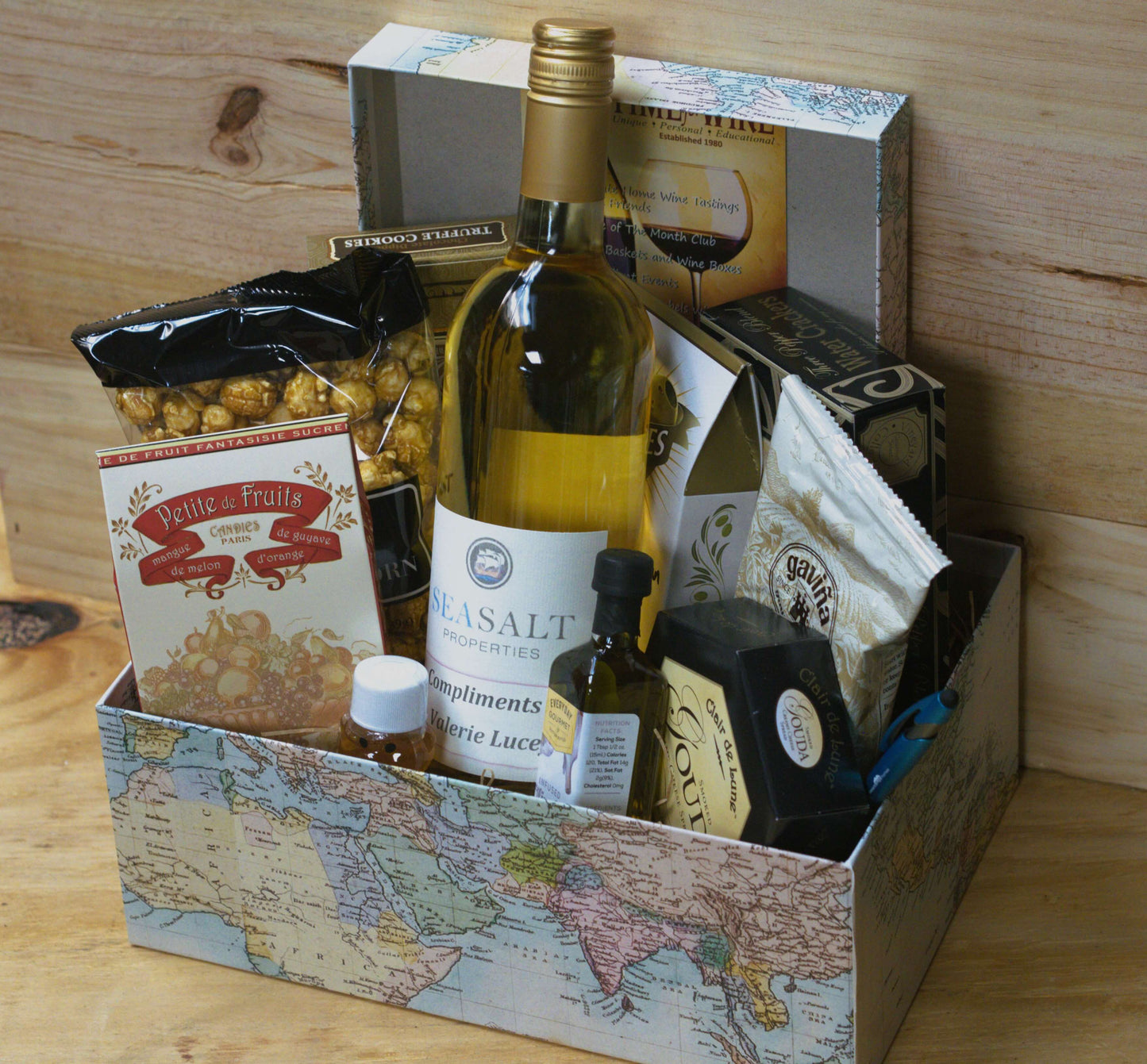 Single Bottle Gift Basket