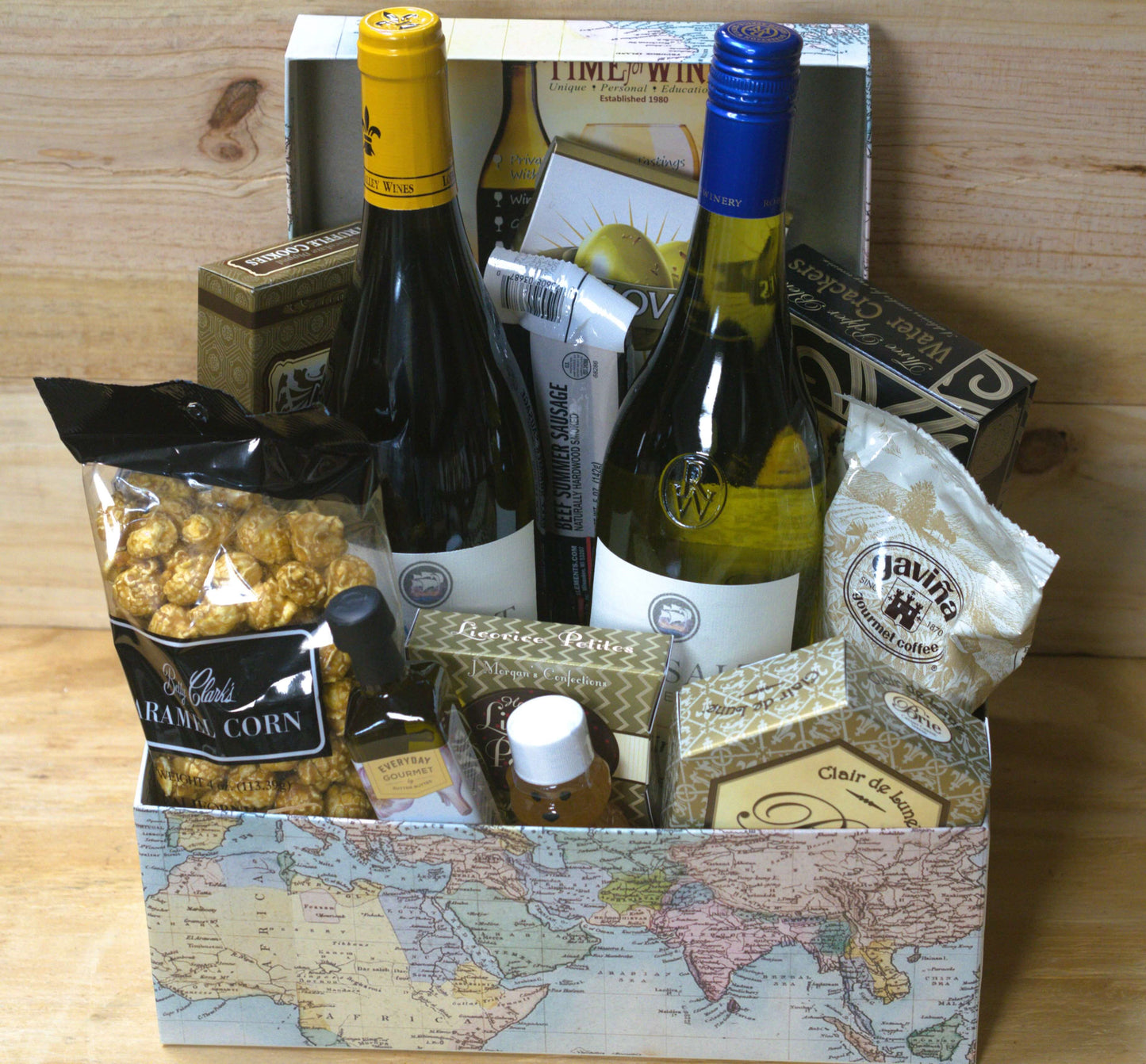 Two Bottle Gift Basket