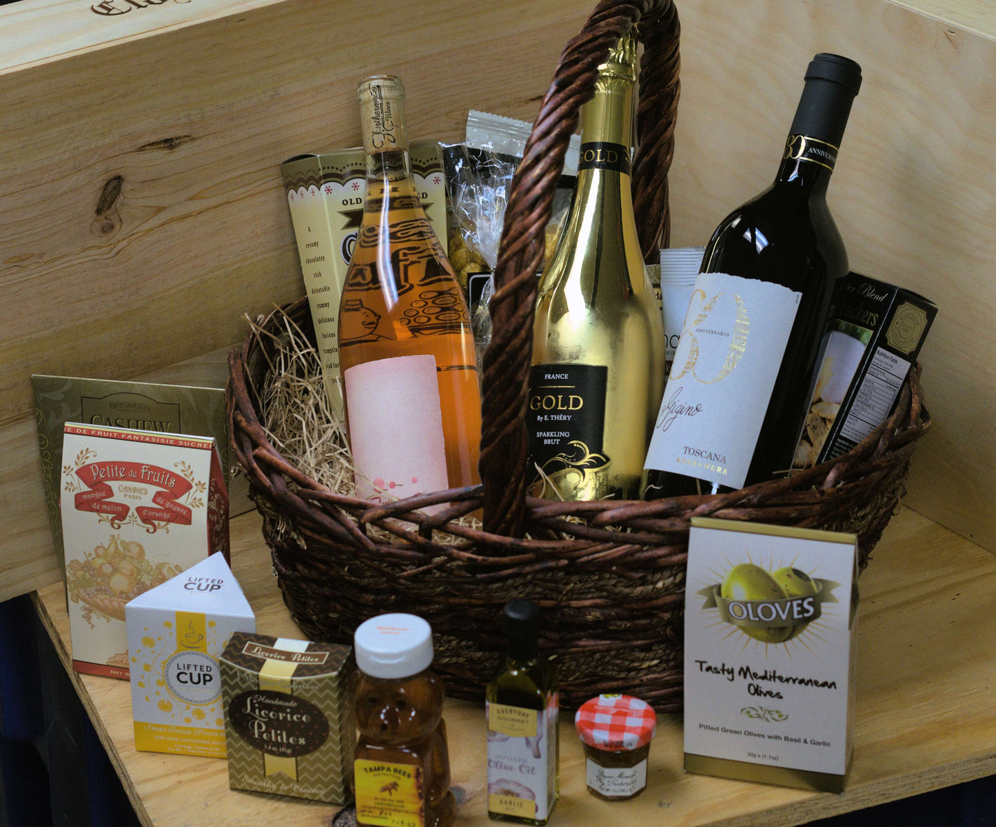 Three Bottle Gift Basket