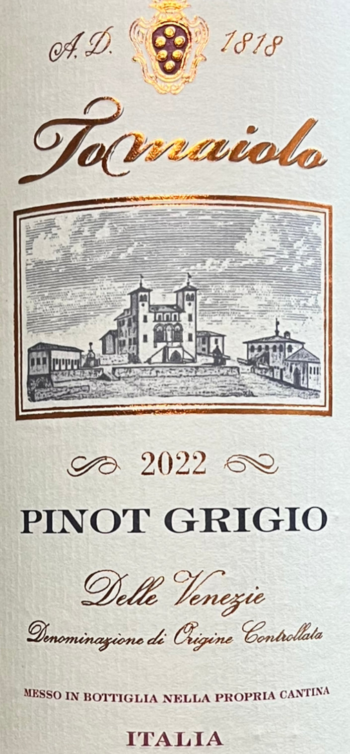 2022 Tomaiolo Pinot Grigio