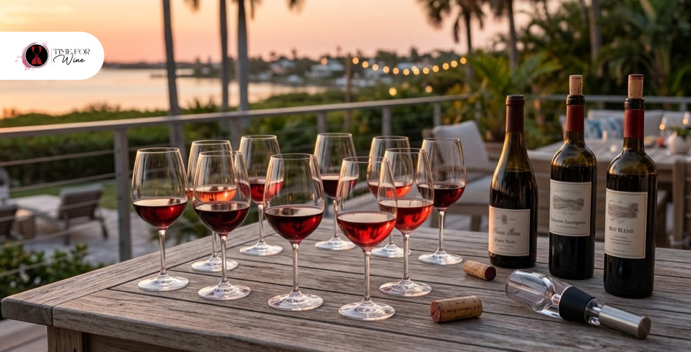 Time for Wine at "Mary has a little farm", Creative Blending Adventure.