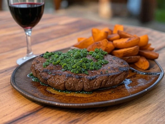 Savor the moment. A Perfect Malbec Pairing with Grilled Skirt Steak.