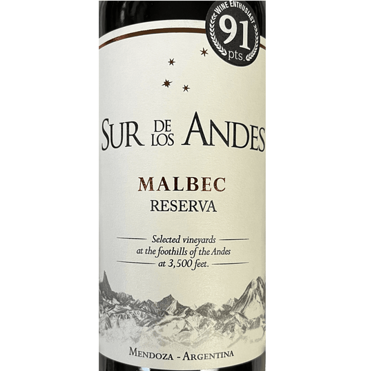 2021 Sur de Los Andes, Reserva Malbec, Argentina