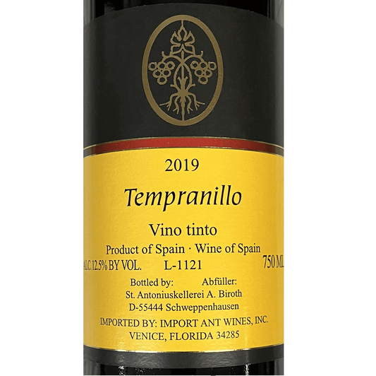 2019 Tempranillo Vino Tinto Blend