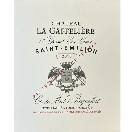 2018 Chateau La Gaffeliere St. Emilion Grand Cru