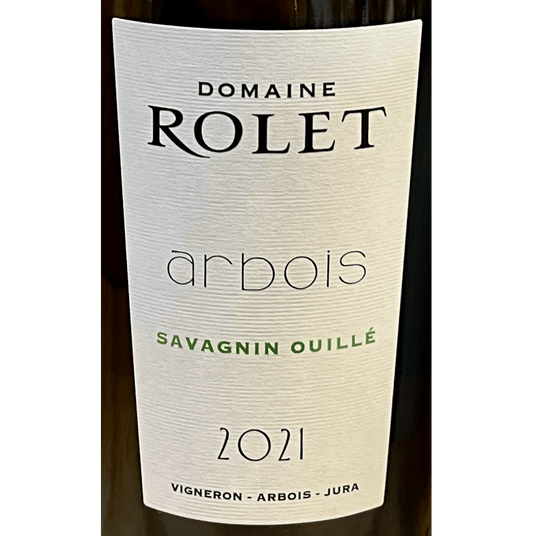 2021 Domaine Rolet Arbois Nature Ouillé Savagnin - White