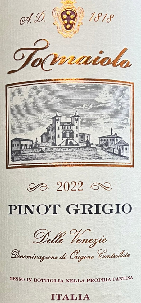 2022  Tomaiolo Pinot Grigio