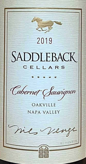 2019  Saddleback Oakville  Cabernet Sauvignon