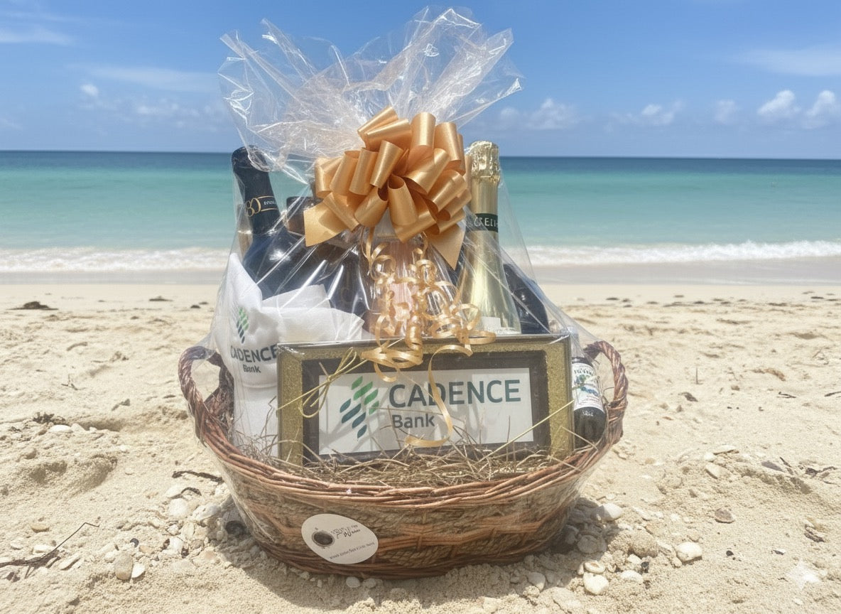 2 Bottle Gift Basket with Large Logo Chocolate Bar.