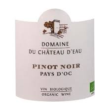 2022 Domaine Du Chateau D'eau   Pinot Noir  DOC Organic